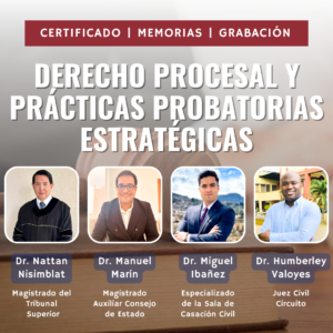 DERECHO PROCESAL Y PRÁCTICAS PROBATORIAS ESTRATÉGICAS